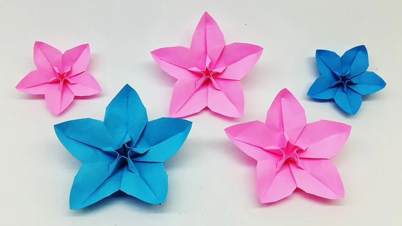 origami flower easy